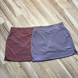 32 Degrees womens  Mini Skirt Set in Mauve and Lavender size Small